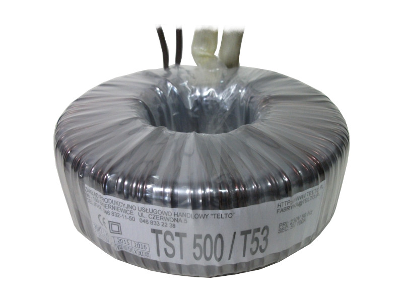 Transformator toroidalny sieciowy TST  500/T053  230/5V 100A